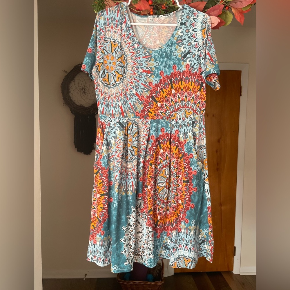 Women’s casual dress with pockets 2XL